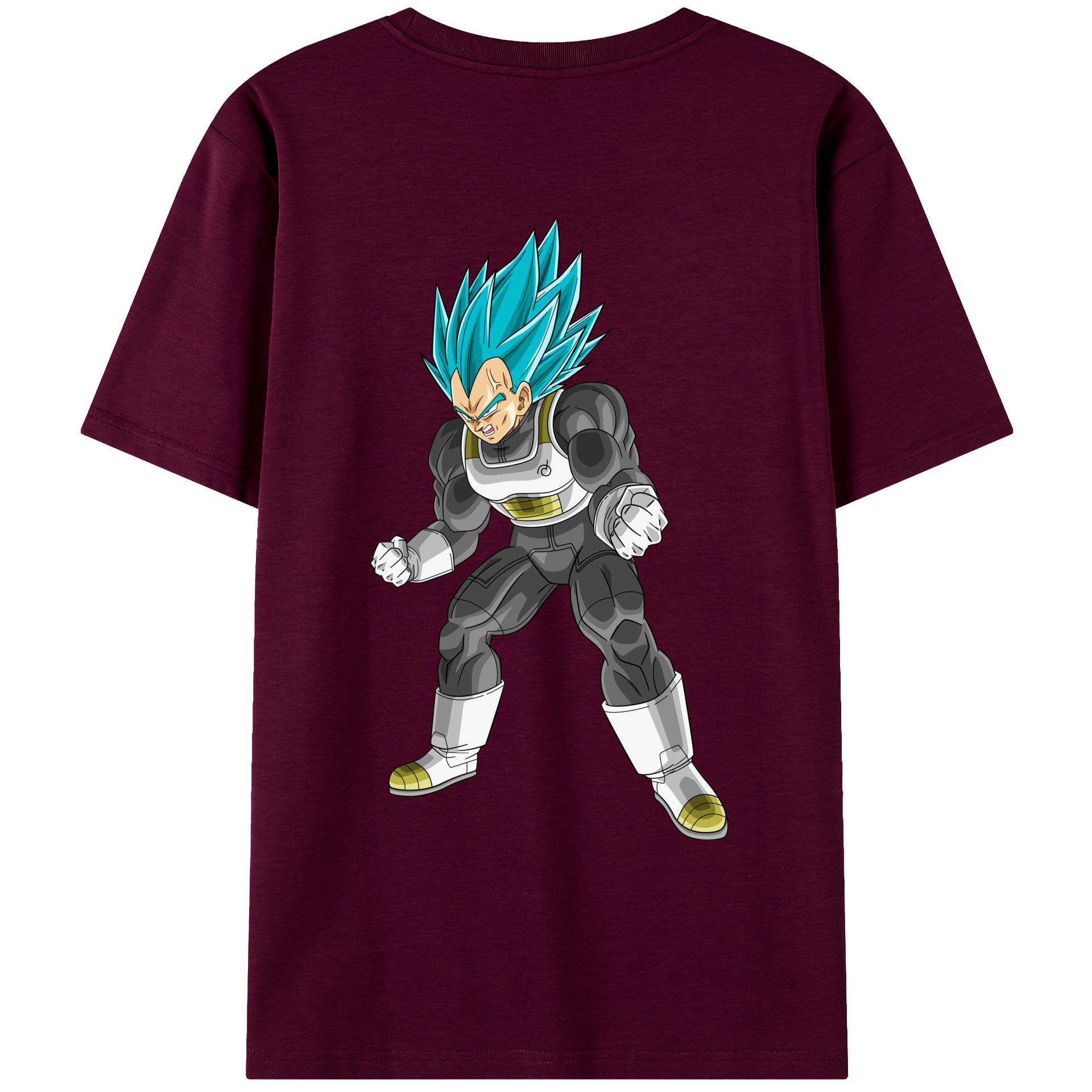 （画像用） ドラゴンボール ベジータ四世（Bejīta Yonsei）DRAGON BALL Vegeta IV レディース半袖Tシャツ(バックプリント)
